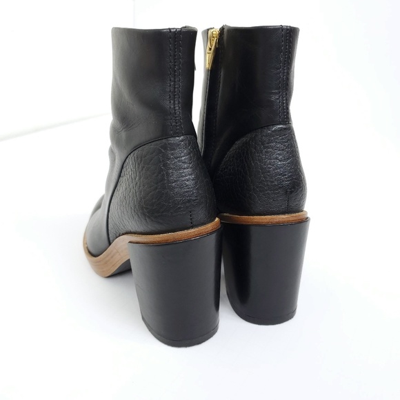 Alexander Wang  croc reptile block ankle boot 35 - Picture 3 of 8